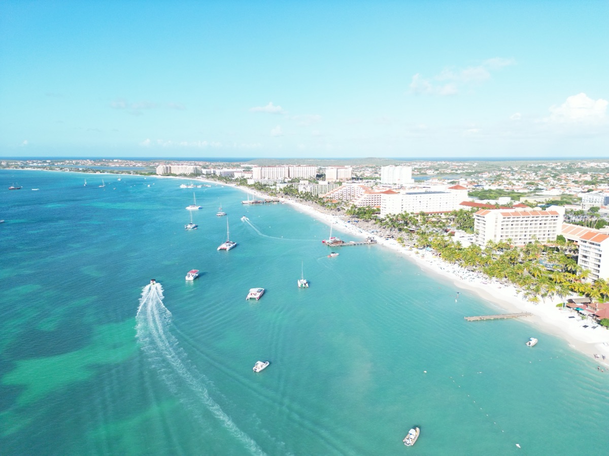 Palm Beach — Coastal print, Aruba